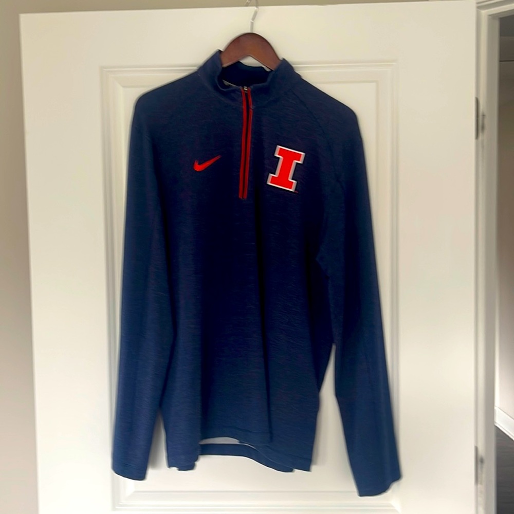 Nike University of Illinois Fighting Illini Quarter Zip
